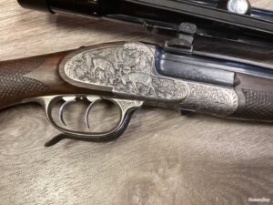 Kettner Scheiring modèle Kipplauf cal 300wm + canon berstutzen cal 6,5x57R et 22 Hornet